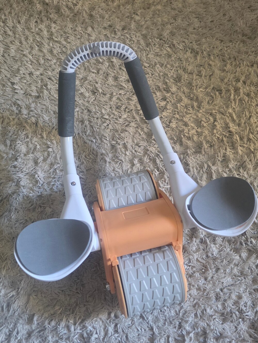VR Fitness Roller with Phone Holder - Gray and Orange